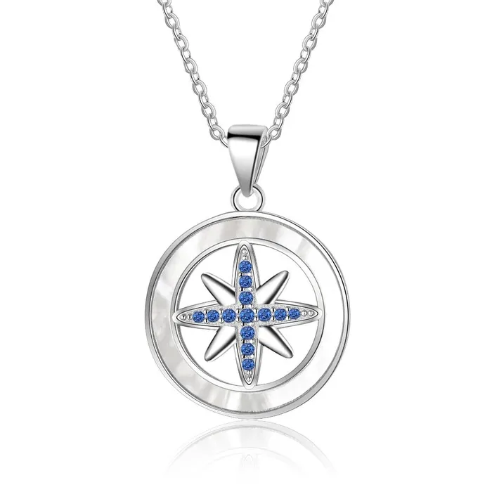 customjewelryan Necklaces Snow Flower Pendant Silver Necklace For Women