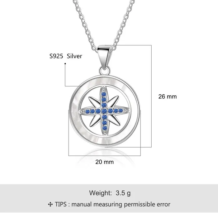 customjewelryan Necklaces Snow Flower Pendant Silver Necklace For Women