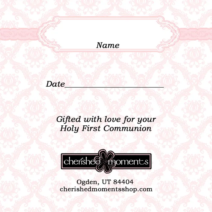 Necklaces Cherished Moments Timeless First Communion Gift For Girls Sideways Cross Necklace