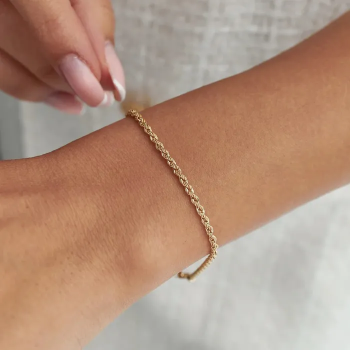 Nicole Rope Chain Bracelet Ideaure Jewlery Bracelets