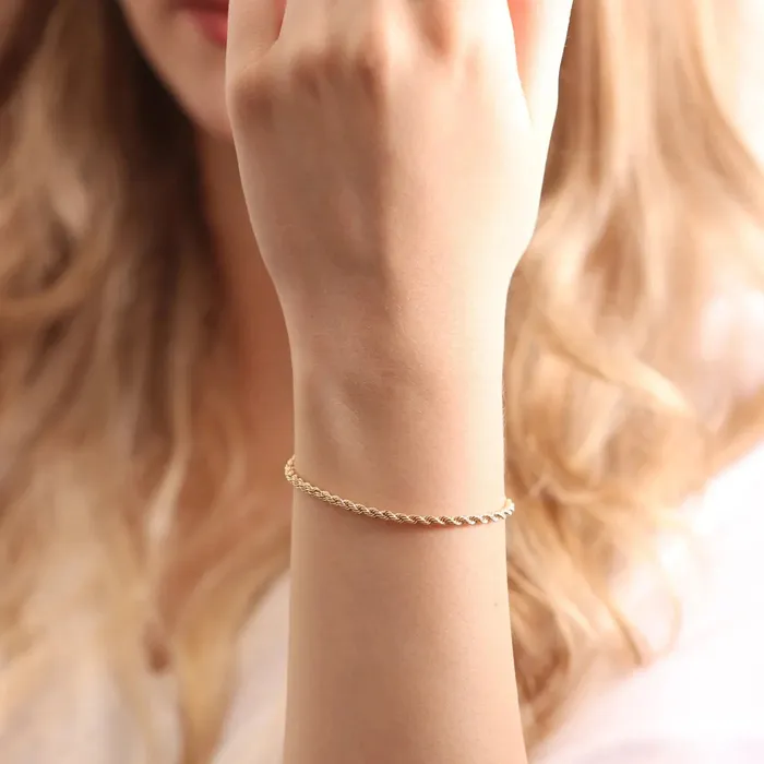 Nicole Rope Chain Bracelet Ideaure Jewlery Bracelets