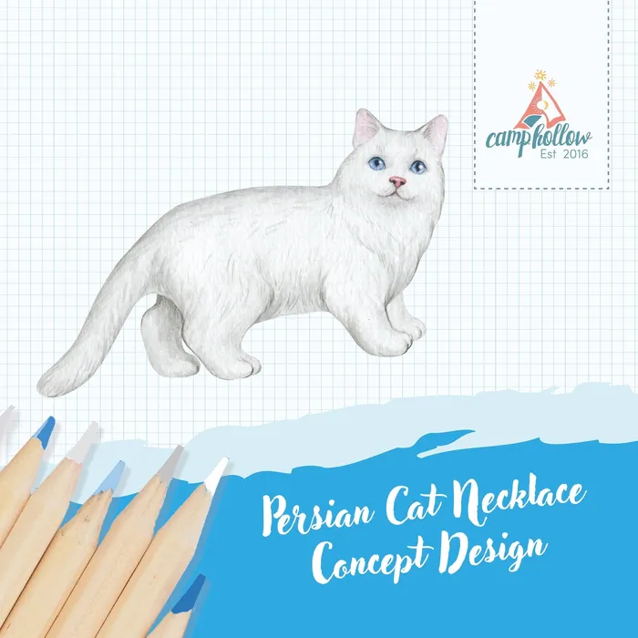 Persian Cat Necklace Camp Hollow Necklaces