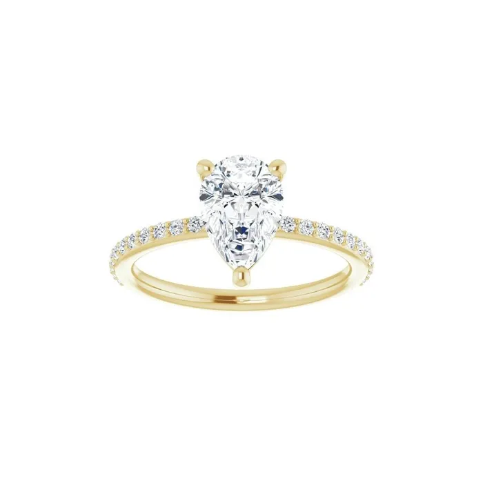 14K White Gold 20ctw 3 Prong Style Diamond SemiMount Engagement Ring STULLER Rings 14K White Gold 20ctw 3 Prong Style Diamond SemiMount Engagement Ring STULLER Rings