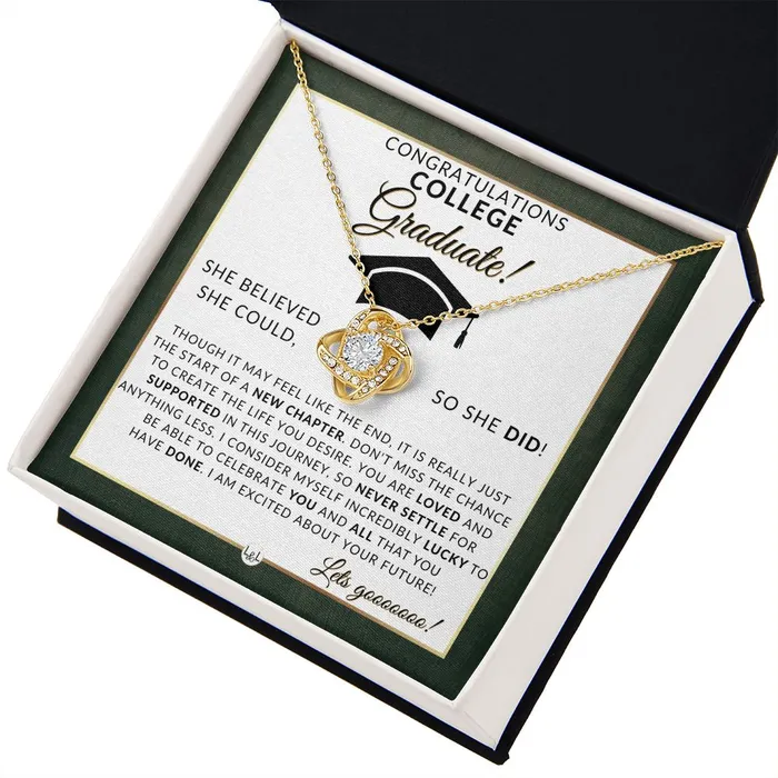 2024 College Grad Gift For Her Meaningful Milestone Necklace 2024 College Graduation Gift For A Girl ShineOn Fulfillment Necklaces