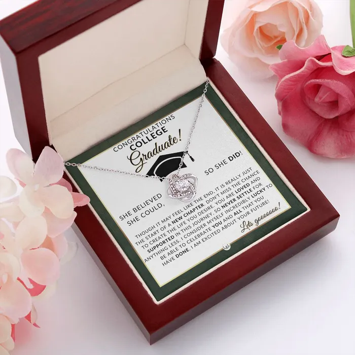 2024 College Grad Gift For Her Meaningful Milestone Necklace 2024 College Graduation Gift For A Girl ShineOn Fulfillment Necklaces