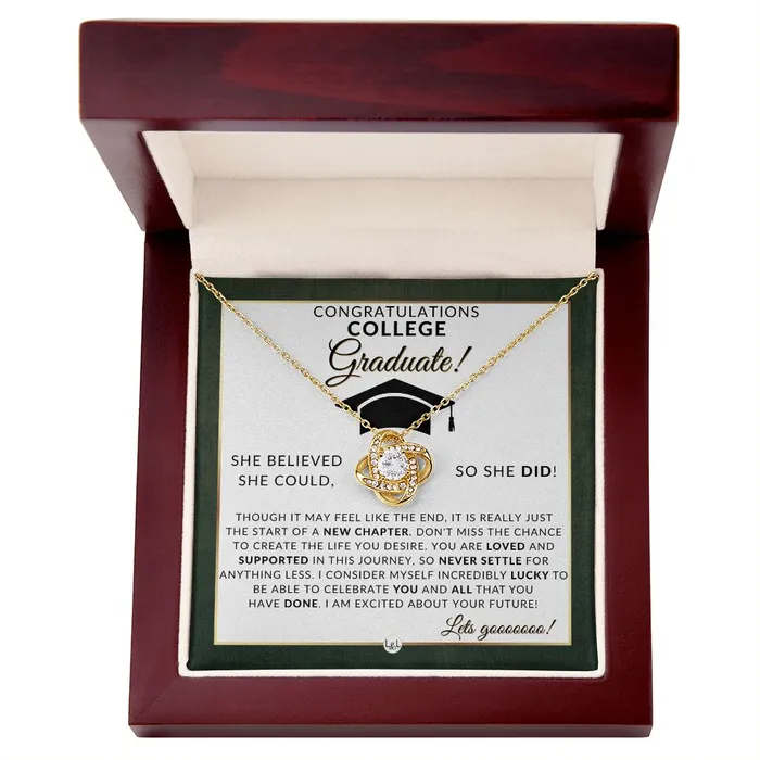 2024 College Grad Gift For Her Meaningful Milestone Necklace 2024 College Graduation Gift For A Girl ShineOn Fulfillment Necklaces