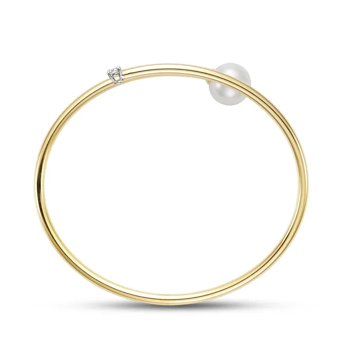 975mm Cultured Pearls 09ctw Diamond 18k Yellow Gold Bracelet Mastoloni Bracelets 975mm Cultured Pearls 09ctw Diamond 18k Yellow Gold Bracelet Mastoloni Bracelets