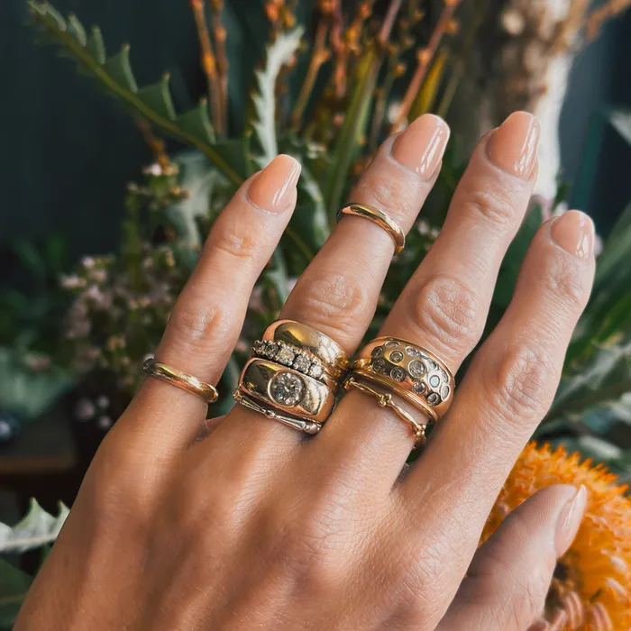 Adjustable Gold Fill Midi Ring CIVAL Collective Rings