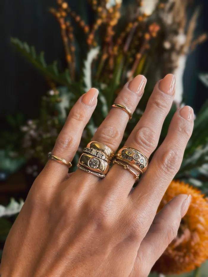 Adjustable Gold Fill Midi Ring CIVAL Collective Rings