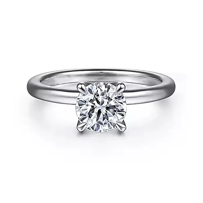AMIPI INC 14K White Gold 10ctw 4 Prong Diamond Engagement Ring Rings