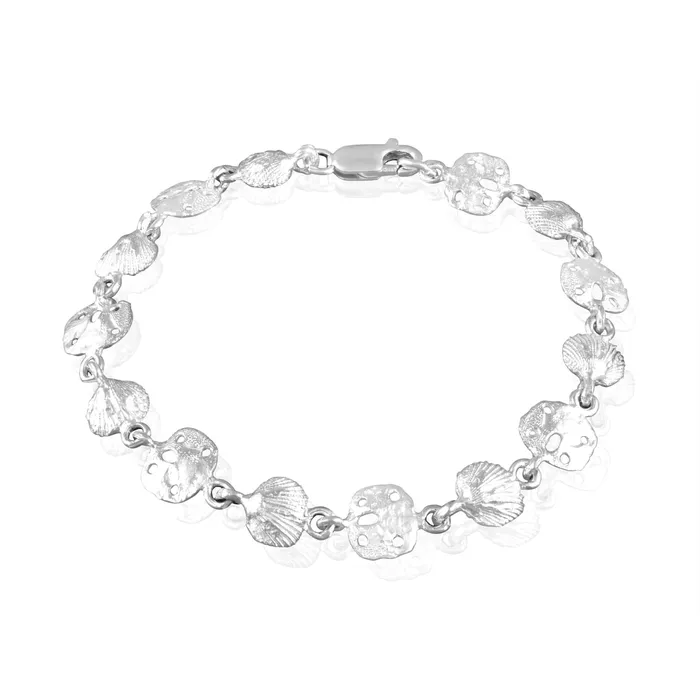Bracelets B2001 Sand Dollar and Shell Bracelet Teeda