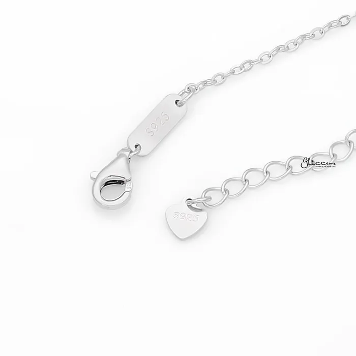 Bracelets Glitters Sterling Silver Infinity with Cross Charm Bracelet