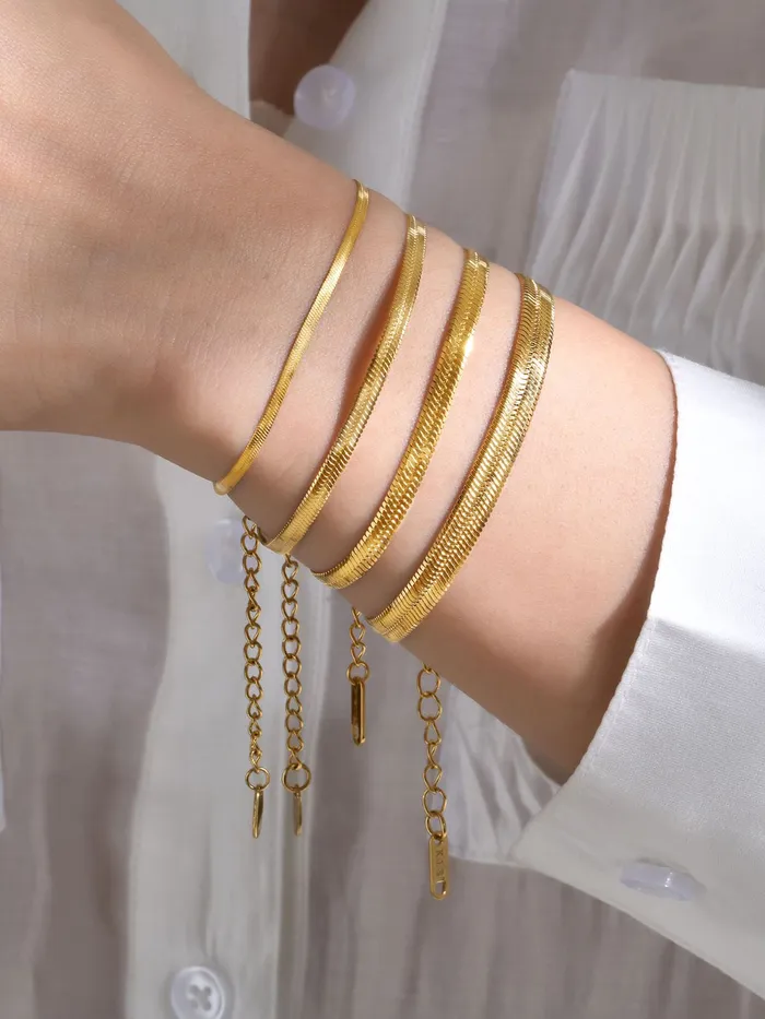 Bracelets pau jewelry Herringbone bracelet