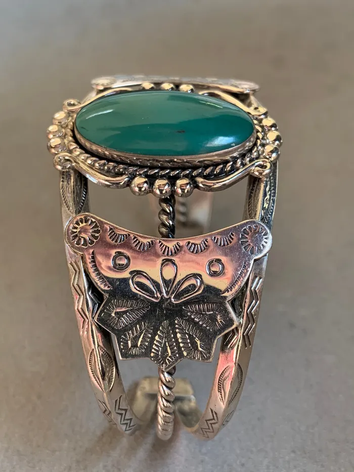 Crown Jewels Coin Bracelets Bell Trading Fred Harvey Era Sterling Turquoise Bracelet