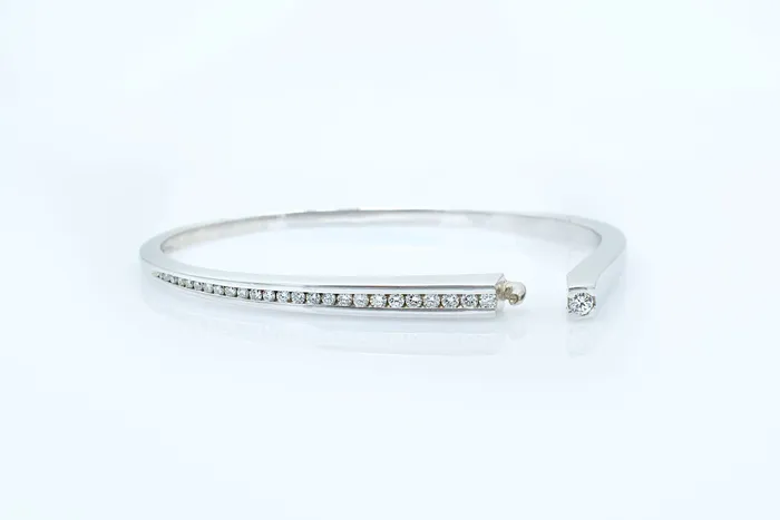 Crown Jewels Coin Bracelets Diamond Hinged Geometric Bangle Bracelet