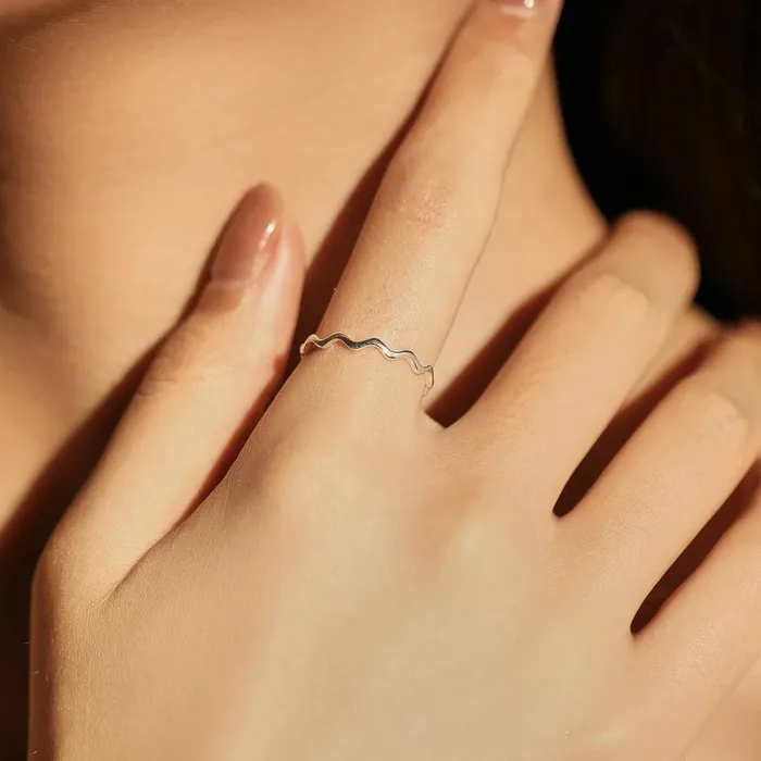 Delicate Wave Ring Ali Express Rings