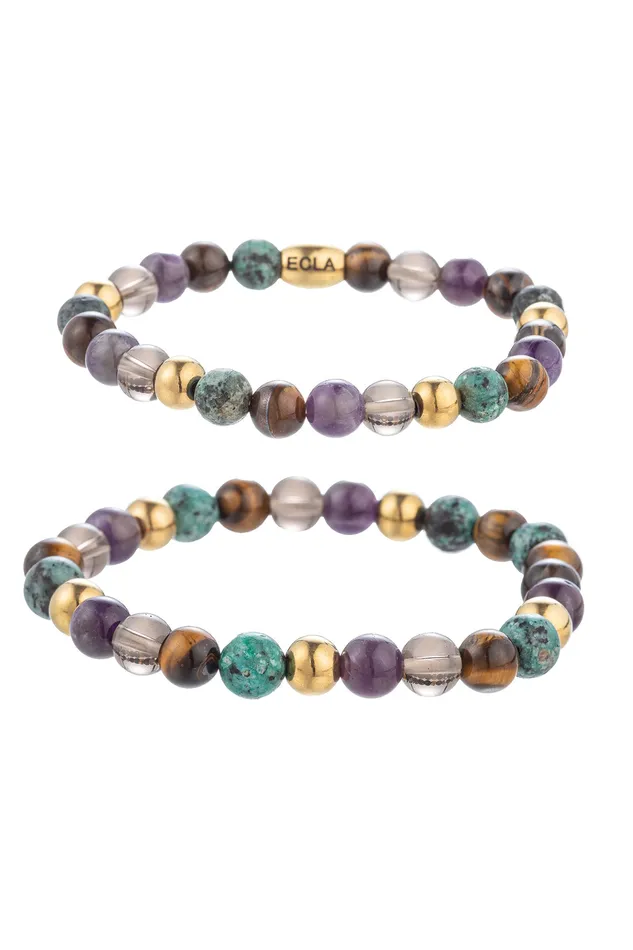 Eye Candy LA Bracelets ECLA Agate Bracelet Set