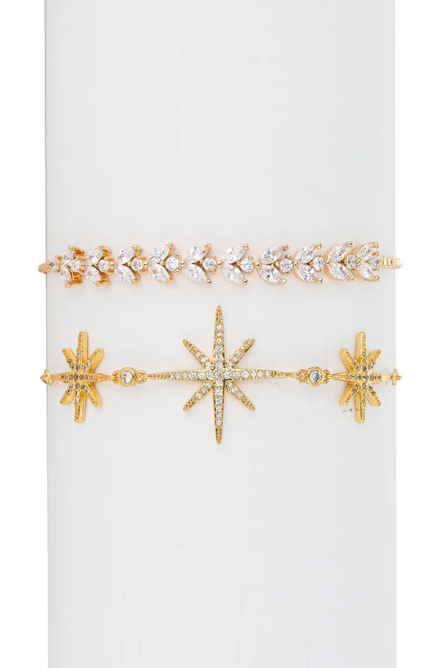 Eye Candy LA Bracelets Northstar Leaf Bracelet