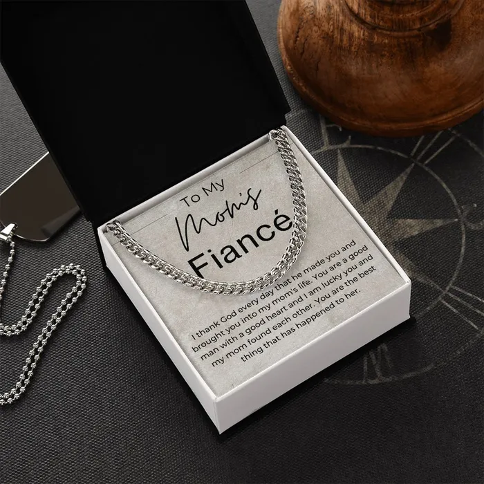 Necklaces ShineOn Fulfillment You Are A Good Man With A Good Heart Gift For Moms Fianc Cuban Linked Chain Necklace