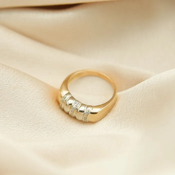 Rings CIVAL Collective 19k Portuguese Signet Style Ring Sz 8