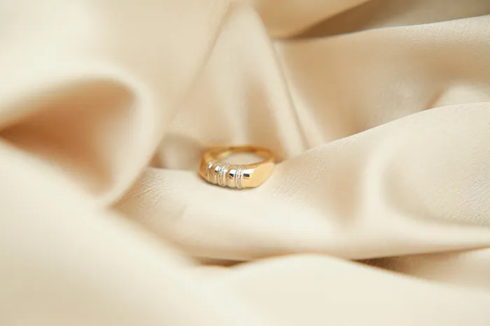 Rings CIVAL Collective 19k Portuguese Signet Style Ring Sz 8