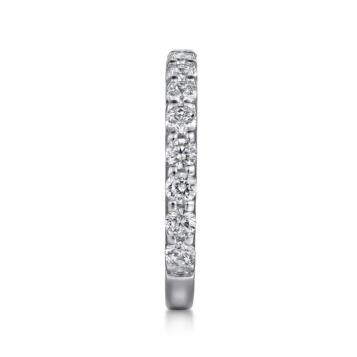 Rings Gabriel 14K White Gold 100ctw Diamond Wedding Band GABRIEL CO Rings Gabriel 14K White Gold 100ctw Diamond Wedding Band GABRIEL CO
