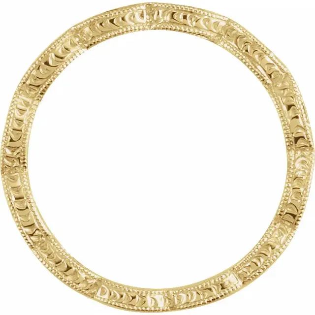 Rings Storyteller by Vintage Magnality 18 CTW Natural Diamond Eternity Band Stacking Ring Solid 14K White Yellow Gold