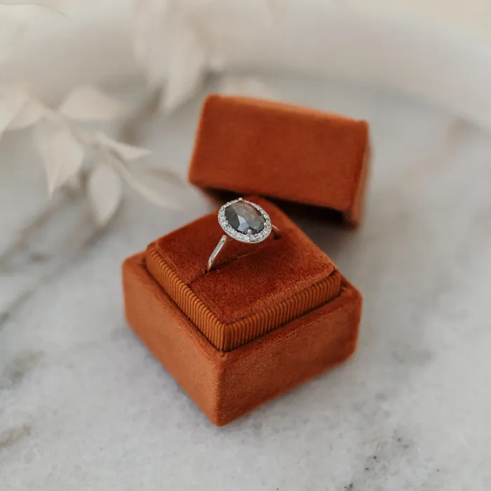 Rings VENVS The Estelle 14k Yellow Size 7 Stone MOS39 Antelope Ring Box Custom Engraving 0