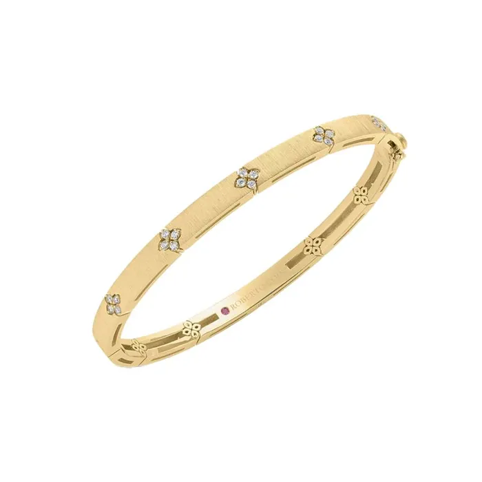ROBERTO COIN Bracelets 18K Love In Verona Satin Bangle Bracelet