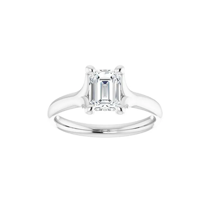 STULLER Rings Ever Ever 14K White Gold 4 Prong Style Diamond Solitaire Engagement Ring STULLER Rings Ever Ever 14K White Gold 4 Prong Style Diamond Solitaire Engagement Ring