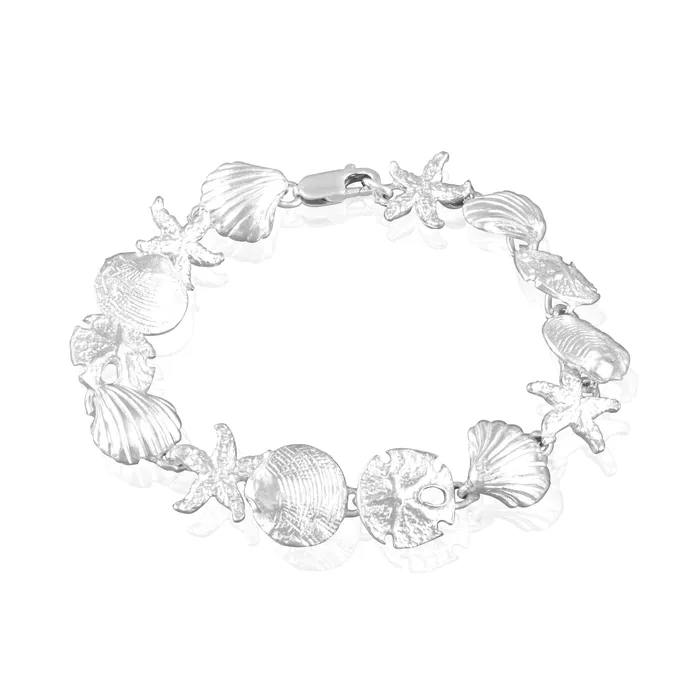 Teeda B2002 Sand Dollar Seashell Starfish Bracelet Bracelets
