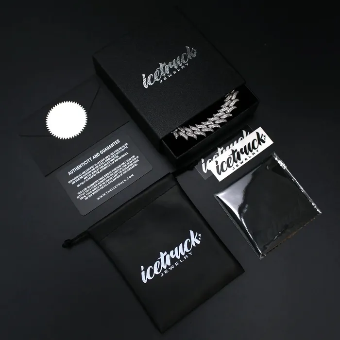 The Icetruck 8mm Micro Cuban Link Bracelet in White Gold Bracelets