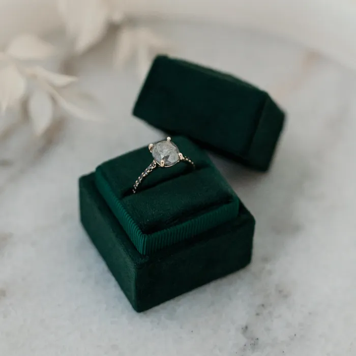 VENVS Rings The Calisto 14k White Size 6 Stone PS89 Rainforest Ring Box Custom Engraving 0 VENVS Rings The Calisto 14k White Size 6 Stone PS89 Rainforest Ring Box Custom Engraving 0