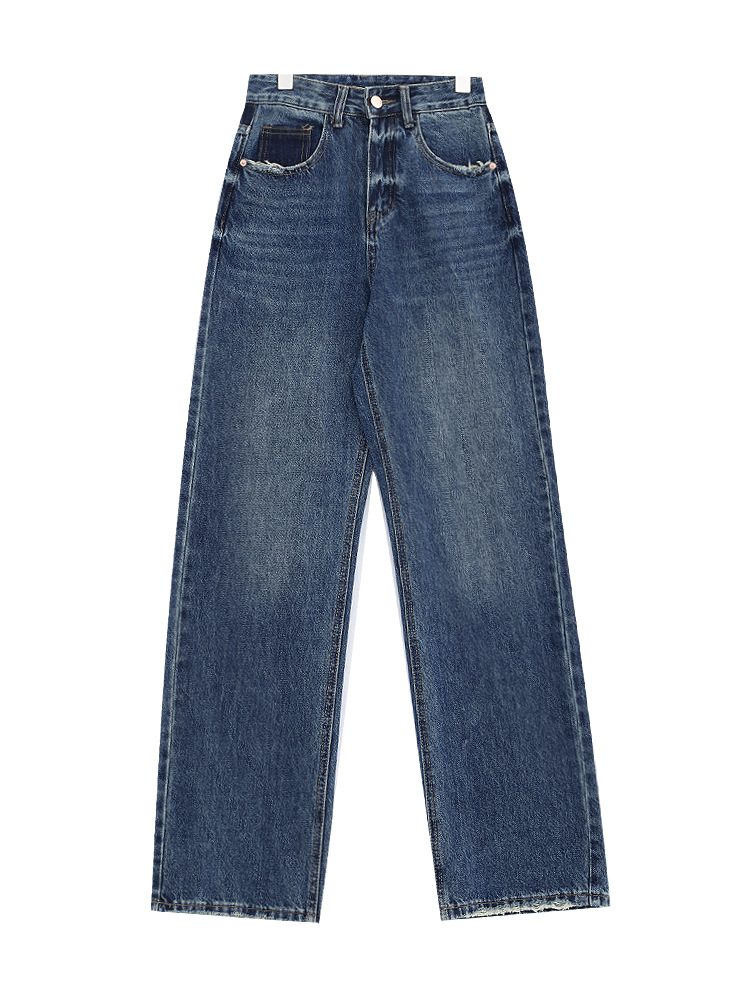 Denim | Gerade Jeans mit Logo – Damen Bekleidung Damen